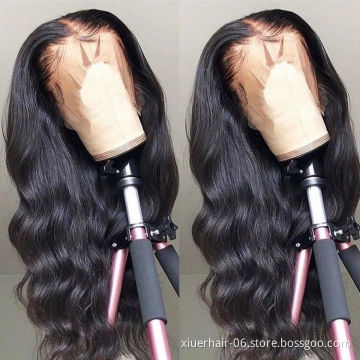 Cheap Wholesale Hair Wigs Human Lace Front Closure Body Wave Full Virgin Brazilian Cuticle Aligned Lace Closure Human Hair Wig